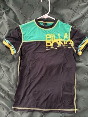 Billabong Black and Green Rashguard